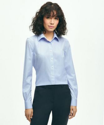 ＜Brooks Brothers＞スーピマコットンストレッチ　ストライプシャツ　Ｆｉｔｔｅｄ　Ｆｉｔ