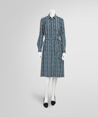 美品　Brooks Brothers ロングスリーブ ソフトシャツワンピース ポリエステルファイユ ロングスリーブ ソフトシャツワンピース