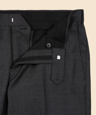 ウール ティック シングル2ボタンアンコンスーツ Slim