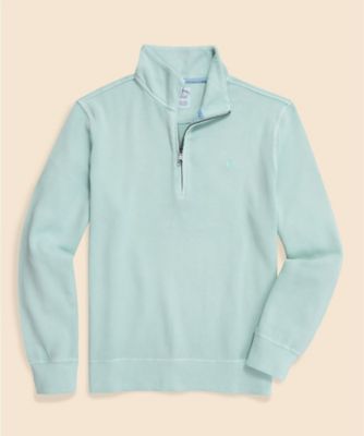 スウェット ハーフジップ モックネック プルオーバー コットン フレンチリブ GFロゴ ハーフジップ モックネックプル