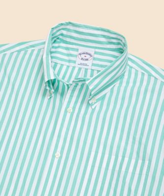 コットンポプリン ブッチャーストライプ フライデーシャツ | Brooks