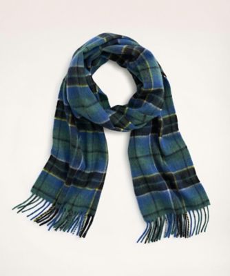 BROOKS BROTHERS カシミヤ100% チェック　マフラー カシミヤ タータンチェック マフラー | Brooks Brothers