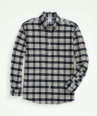 ＜Brooks Brothers＞フランネル　タータンチェック　カジュアルシャツ　Ｒｅｇｕｌａｒ　Ｆｉｔ