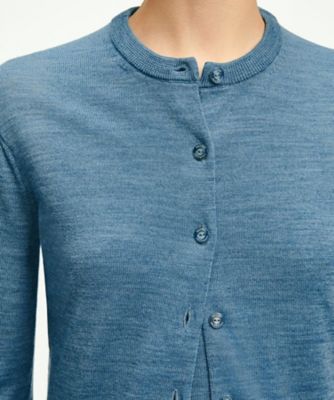 Brooks Brothers クルーネックカーディガン　新品未使用 メリノウール クルーネックカーディガン | Brooks Brothers