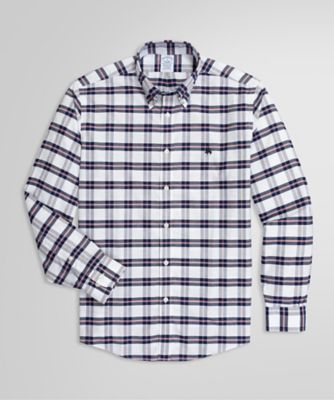 ＜Brooks Brothers＞ストレッチオックスフォード　チェック　カジュアルシャツ　Ｒｅｇｕｌａｒ　Ｆｉｔ