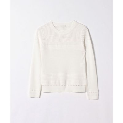 ＜allureville (Women)＞アイレットボーダープルオーバー