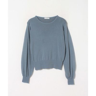 ＜allureville (Women)＞コットンアセテートシアスリーブプルオーバー