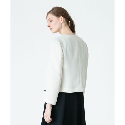 【新品未使用・お買い得！！】アルアバイル/ジャケット/白/半袖/サイズ1 LOULOU WILLOUGHBY】トリッカーオックス半袖ジャケット