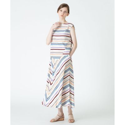 セットアップ対応商品】マンテコボーダーフレアスカート | allureville  