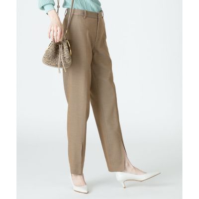 オックスフロントスリットパンツ