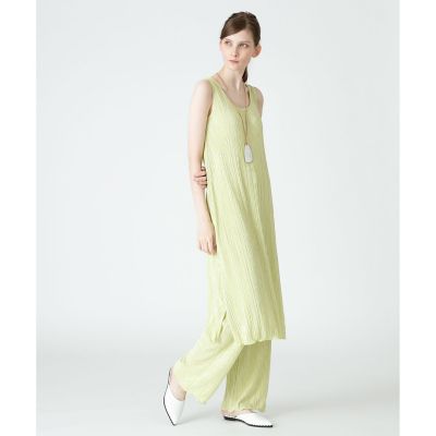 【セットアップ対応商品】楊柳プリーツタンクワンピース