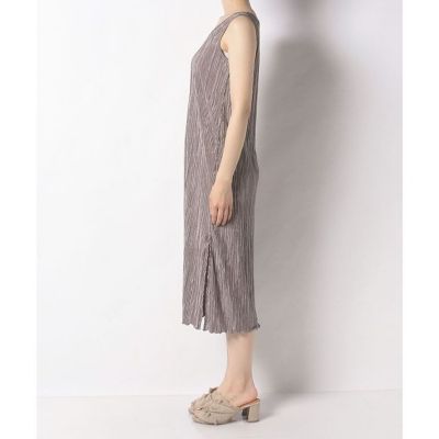 【セットアップ対応商品】楊柳プリーツタンクワンピース