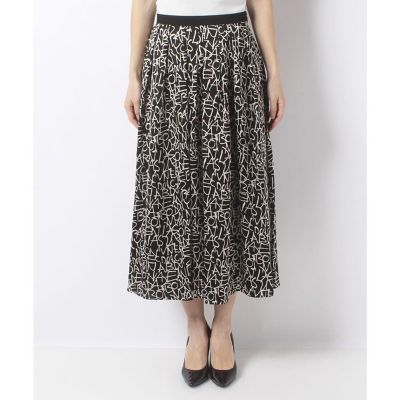 【セットアップ対応商品】グラフティプリントタックスカート