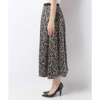 【セットアップ対応商品】グラフティプリントタックスカート