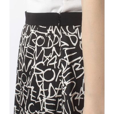 【セットアップ対応商品】グラフティプリントタックスカート