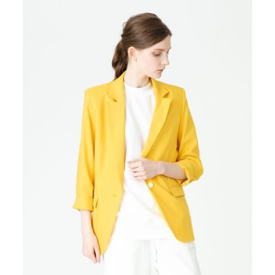 ＜allureville (Women)＞【セットアップ対応商品】リネンツイルシャツジャケット