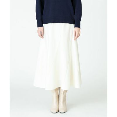 ＜allureville (Women)＞Ｗジョーゼットエスカルゴスカート