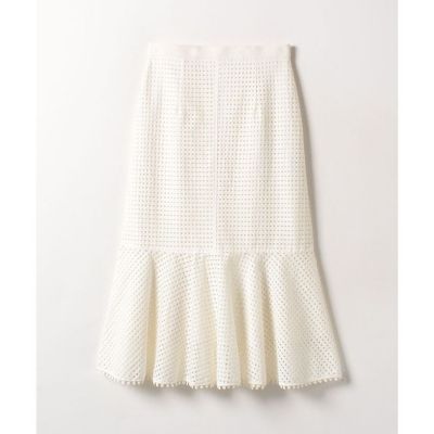 ＜allureville (Women)＞ラッセルレースマーメイドスカート