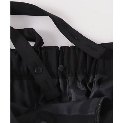 メタルボタンサロペットスカート