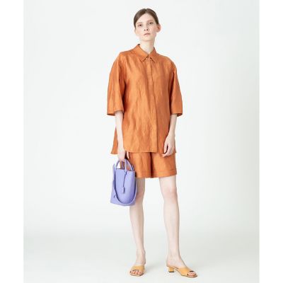 リネンシャンブレーショートパンツ
