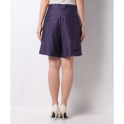 リネンシャンブレーショートパンツ