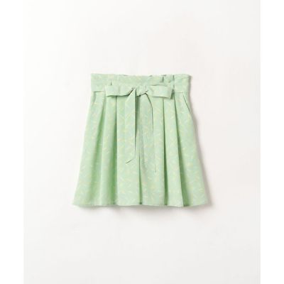 ＜allureville (Women)＞【セットアップ対応商品】ショートバープリントショートパンツ