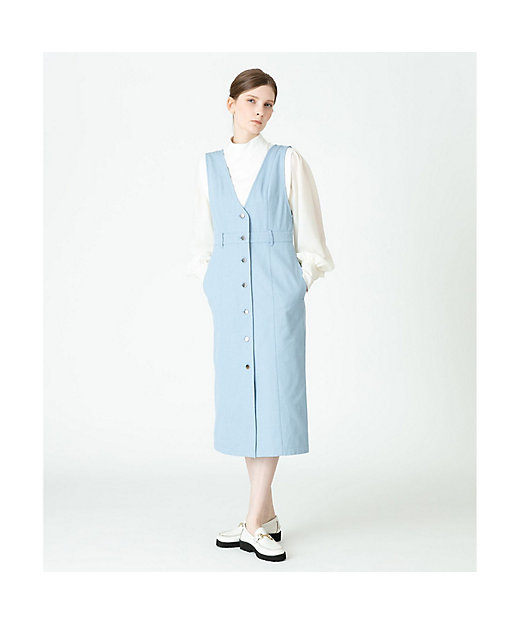 カラーデニムタイトフィットワンピース | allureville (Women カラーデニムタイトフィットワンピース | allureville (Women