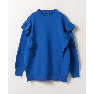 allureville / アルアバイル ラッフルショルダープルオーバー ラッフルショルダープルオーバー | allureville (Women