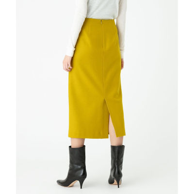 カラーメルトン釦付きタイトスカート | ファッション・服 | 三越伊勢丹 