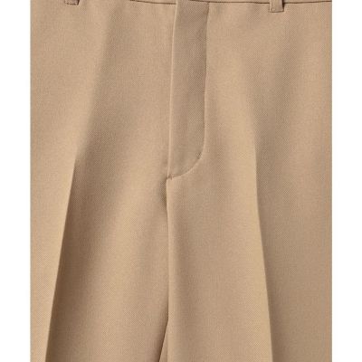 ウールライクポリテーパードパンツ