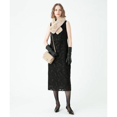 新品✨アルアバイル レースワンピース LOULOU WILLOUGHBY】ケミカルフラワーレースワンピース