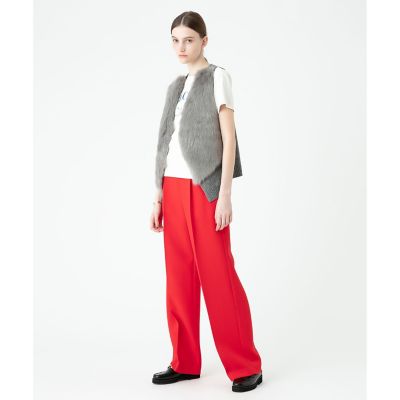 フェイクファードッキングショートジレ | allureville (Women