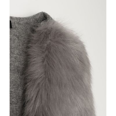 フェイクファードッキングショートジレ | allureville (Women