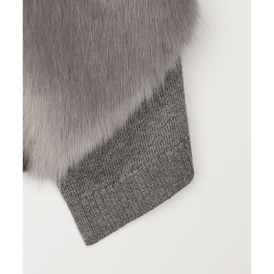 フェイクファードッキングショートジレ | allureville (Women