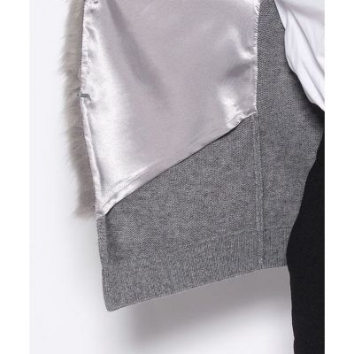 フェイクファードッキングショートジレ | allureville (Women
