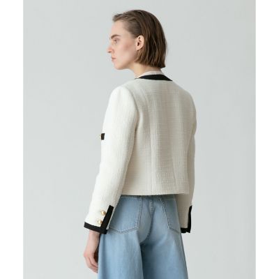 スクエアツイードクルージャケット スクエアツイードクルージャケット|allureville OFFICIAL SITE