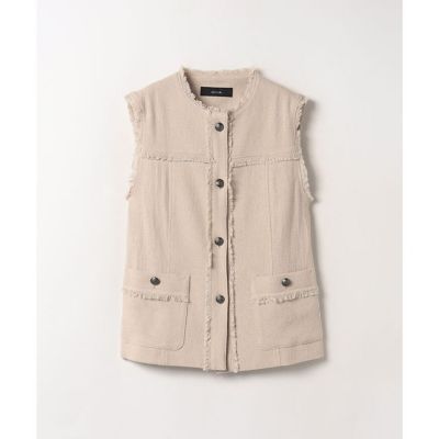 23年モデル☆完売品☆アルアバイル　バスケットフリンジジレ　マンテコ社 バスケットフリンジジレ | allureville (Women)/アルアバイル