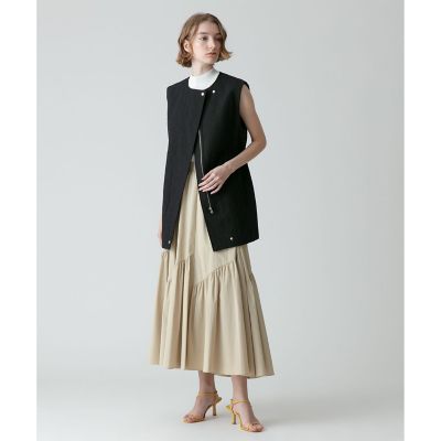 新品 allureville ヘビーリネンミドルクルーネックジレ ヘビーリネンミドルクルーネックジレ|allureville OFFICIAL SITE