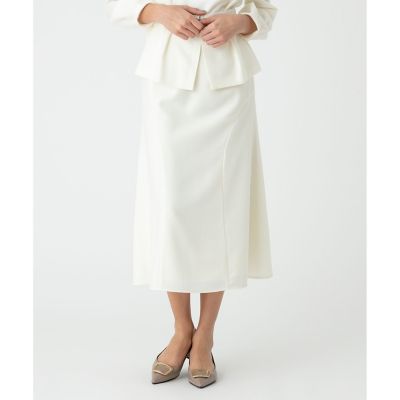 ＜allureville (Women)＞【セットアップ対応商品】Ｗジョーゼットソフトマーメイドスカート