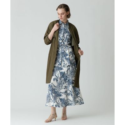 美品✨allureville リーフプリントサイドギャザースカート 2023ss allureville（アルアバイル）の「リーフプリントサイドギャザー