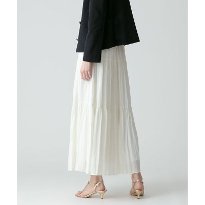 ティアードロングスカート
