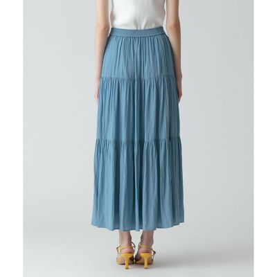 ティアードロングスカート