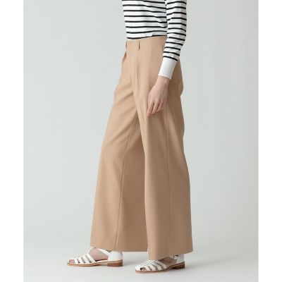 【Toteme】ローウエストのテーラードウールブレンドパンツ セール】 Wai+: ウール ポリエステル ブレンド スラックス