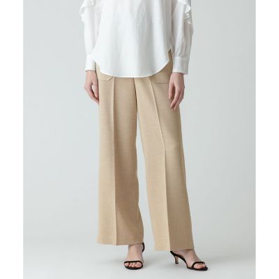 ＜allureville (Women)＞スラブツイードワイドパンツ