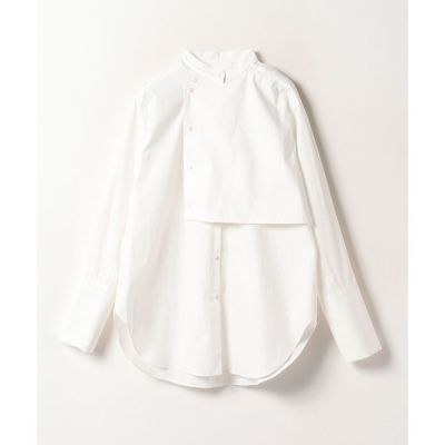 アシンメトリーラップシャツ