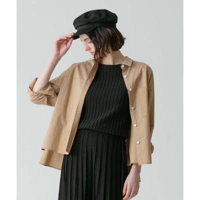 ＜allureville (Women)＞ステップヘムワイドシャツ