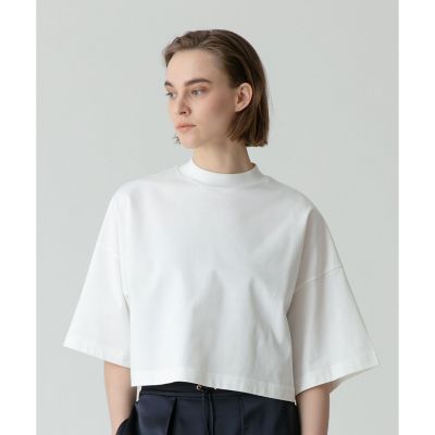＜allureville (Women)＞クロップドスクエアＴ