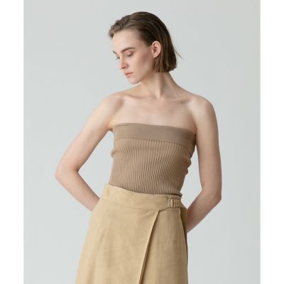 未使用 AURALEE オーラリー コットン リブニット バンドゥ 25ss 2WAYリブニットバンドゥ | allureville (Women