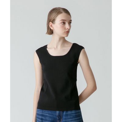 ＜allureville (Women)＞２ＷＡＹネックフレンチスリーブプルオーバー