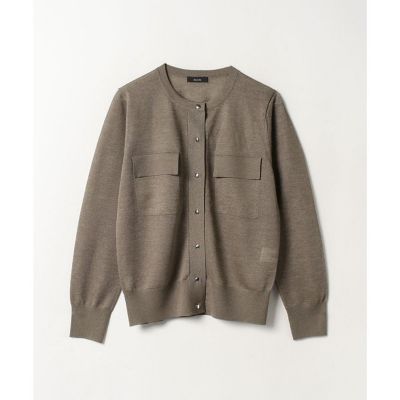 新品 allureville スパークシアーパッチポケット カーディガン スパークシアーパッチポケットカーディガン | allureville